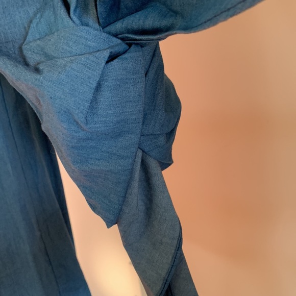 Off the shoulder dress or top denim size M - Picture 4 of 6